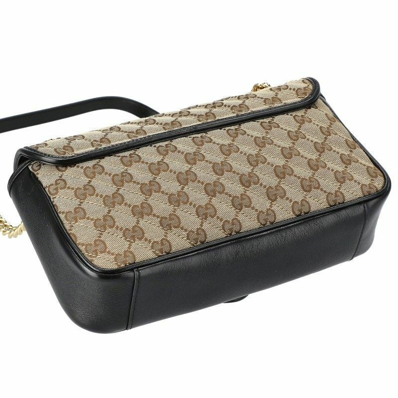 タイムセールGUCCI GGマーモント レザー ビジネスバッグ 型番829937 すぐ届く！GUCCI〔GGマーモント〕スモール マルチポケットバッグ