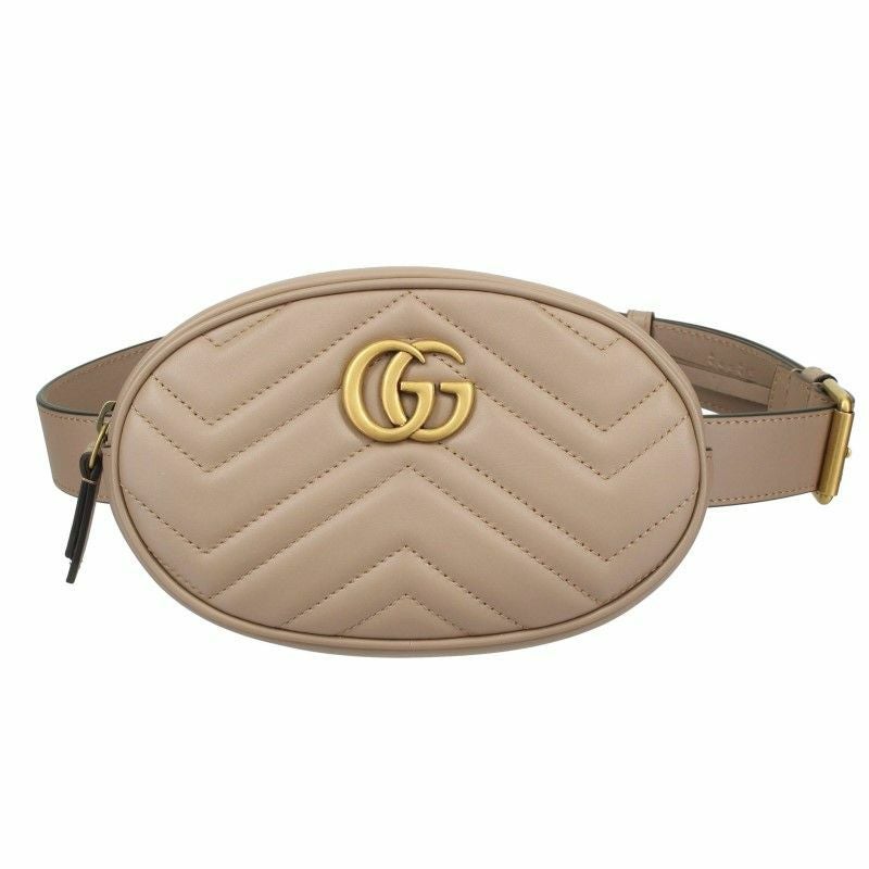 グッチ GUCCI ボディバッグ レディース GGマーモント ダスティピンク