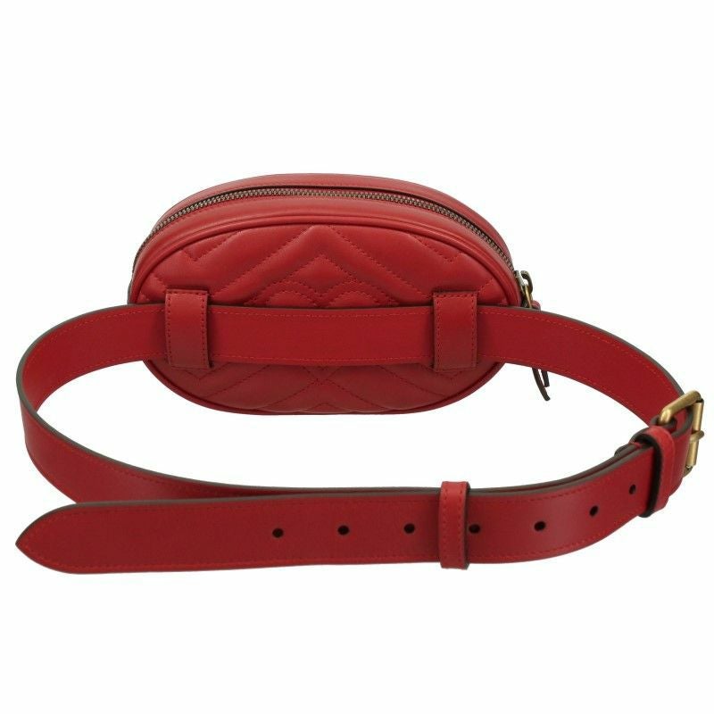 グッチ GUCCI ボディバッグ レディース GGマーモント ハイビスカスレッド 476434 DSVRT 6433