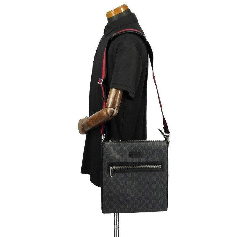 グッチ GUCCI ショルダーバッグ メンズ GGスプリーム ブラック 474137