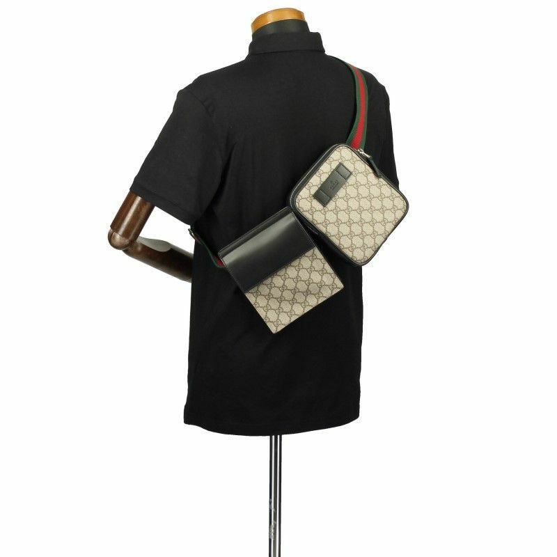 グッチ GUCCI ボディバッグ メンズ ベージュ エボニー 450956 K6RHX