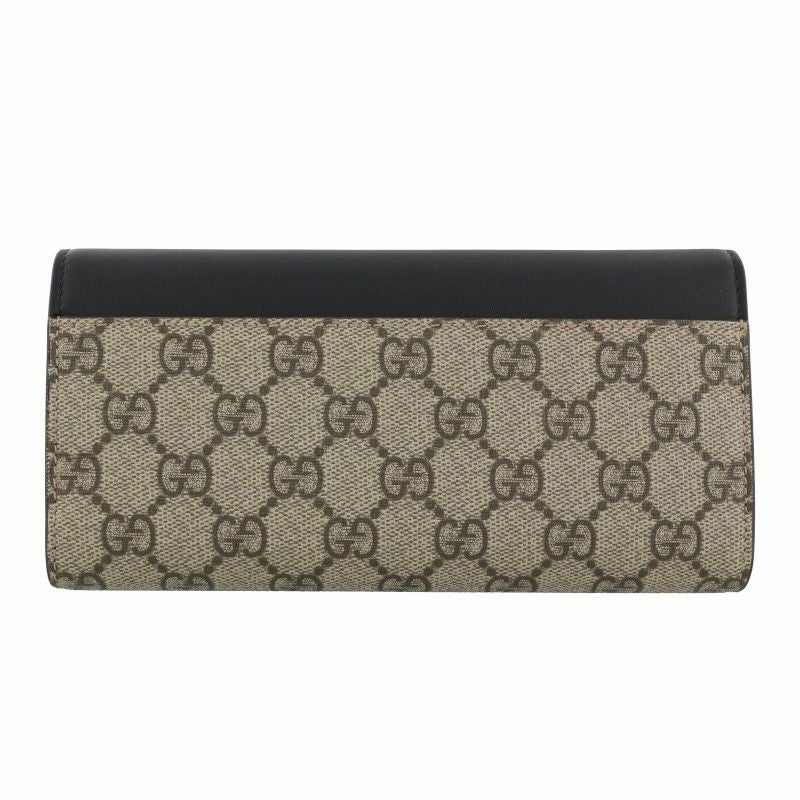 グッチ GUCCI 長財布 546669 KHNKG 9769 ブラック/ベージュ/エボニー