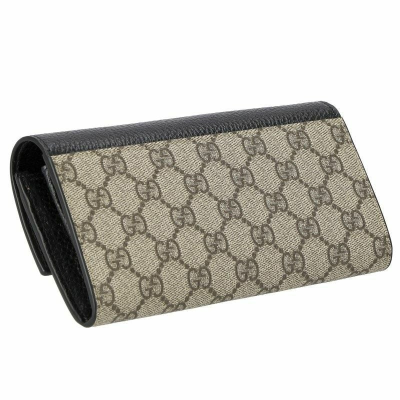 グッチ GUCCI 長財布 レディース GG マーモント ブラック 456116 17WAG
