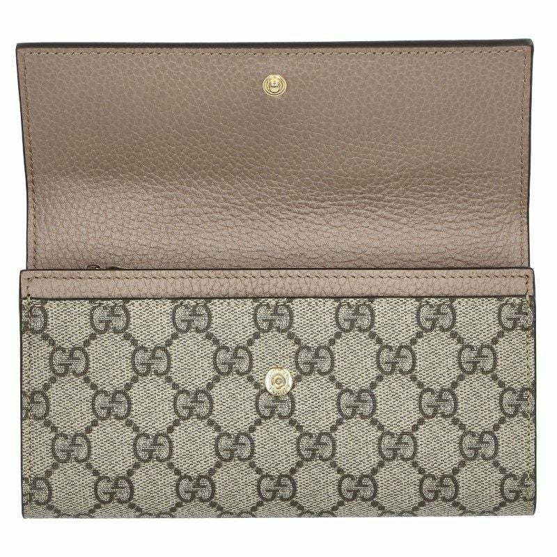 グッチ GUCCI 長財布 レディース GG マーモント ベージュ 456116 17WAG 5788