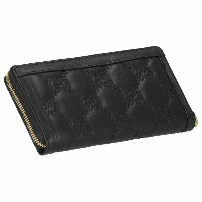 グッチ GUCCI 長財布 レディース GGマトラッセ ブラック 723784 UM8IG