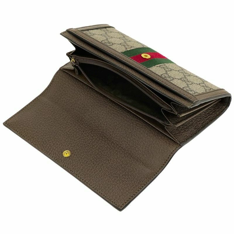 グッチ GUCCI 長財布 レディース オフィディア ブラウン 523153 96IWG