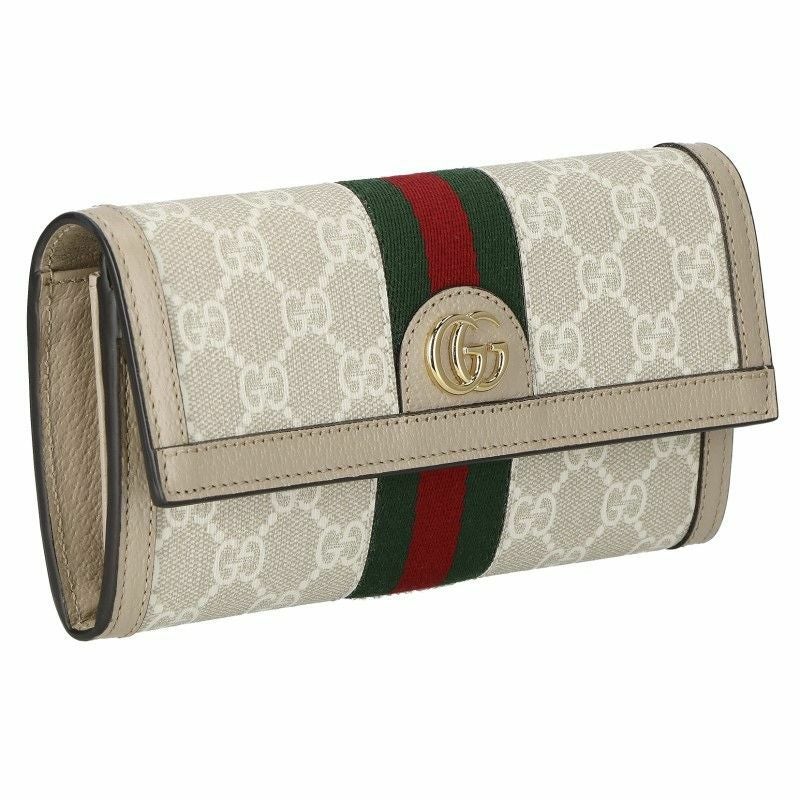 グッチ GUCCI 長財布 レディース オフィディア ベージュ 523153 UULAG