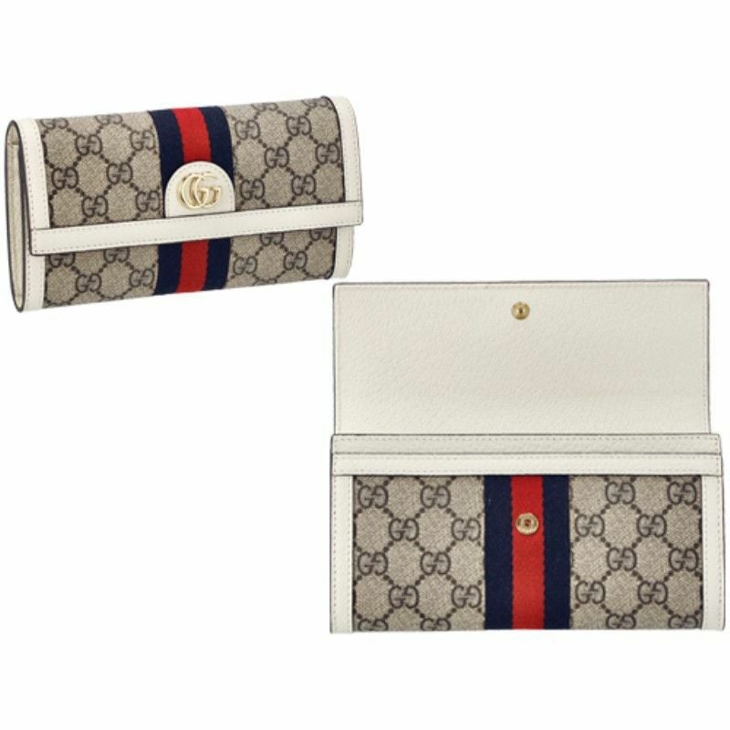 グッチ GUCCI 長財布 レディース オフィディア ホワイト 523153 96IWG