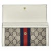 グッチ GUCCI 長財布 レディース オフィディア ホワイト 523153 96IWG 9794 BEIGE WHITE