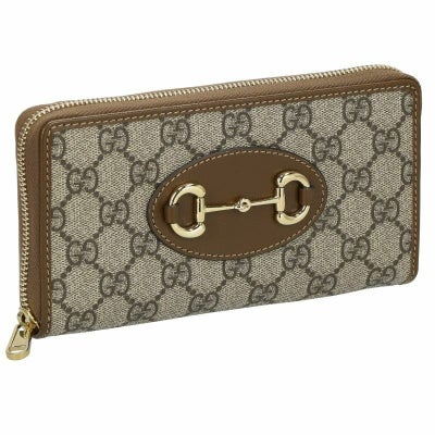 グッチ GUCCI 長財布 レディース ホースビット ブラウン 621889 92TCG 