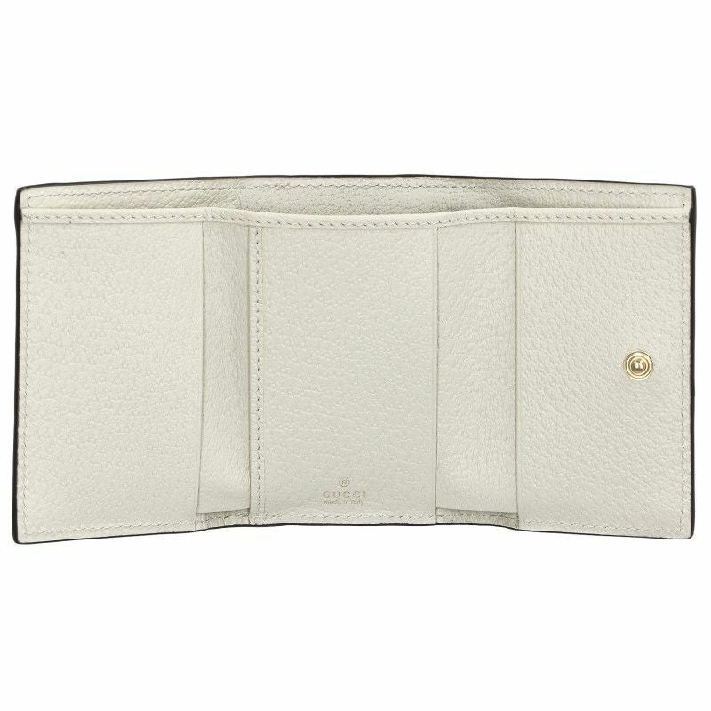 グッチ GUCCI 三つ折り財布 レディース オフィディア ホワイト 644334
