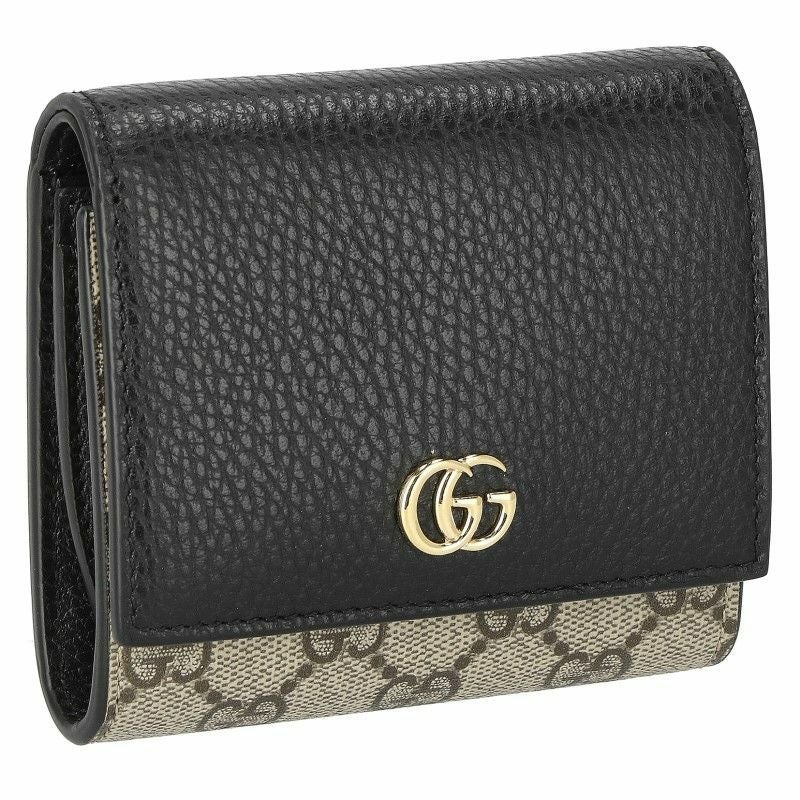 グッチ GUCCI 二つ折り財布 レディース GGマーモント ピンク 598587