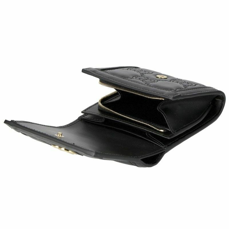 グッチ GUCCI 二つ折り財布 レディース GGマトラッセ ブラック 723799