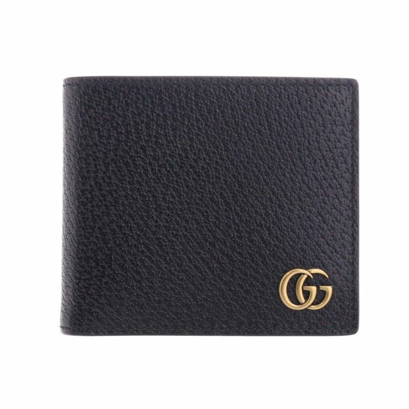 グッチ GUCCI 二つ折り財布 メンズ ブラック 428725 0YK0N 1000