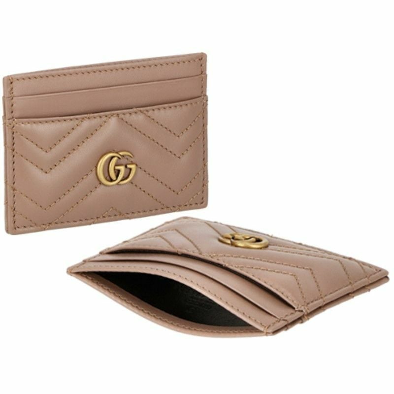 グッチ GUCCI カードケース GGマーモント ベージュ 443127 DTD1T 5729