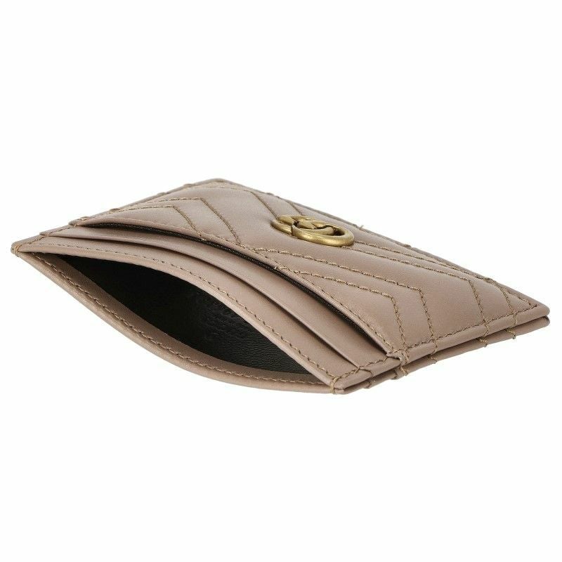 グッチ GUCCI カードケース GGマーモント ベージュ 443127 DTD1T 5729