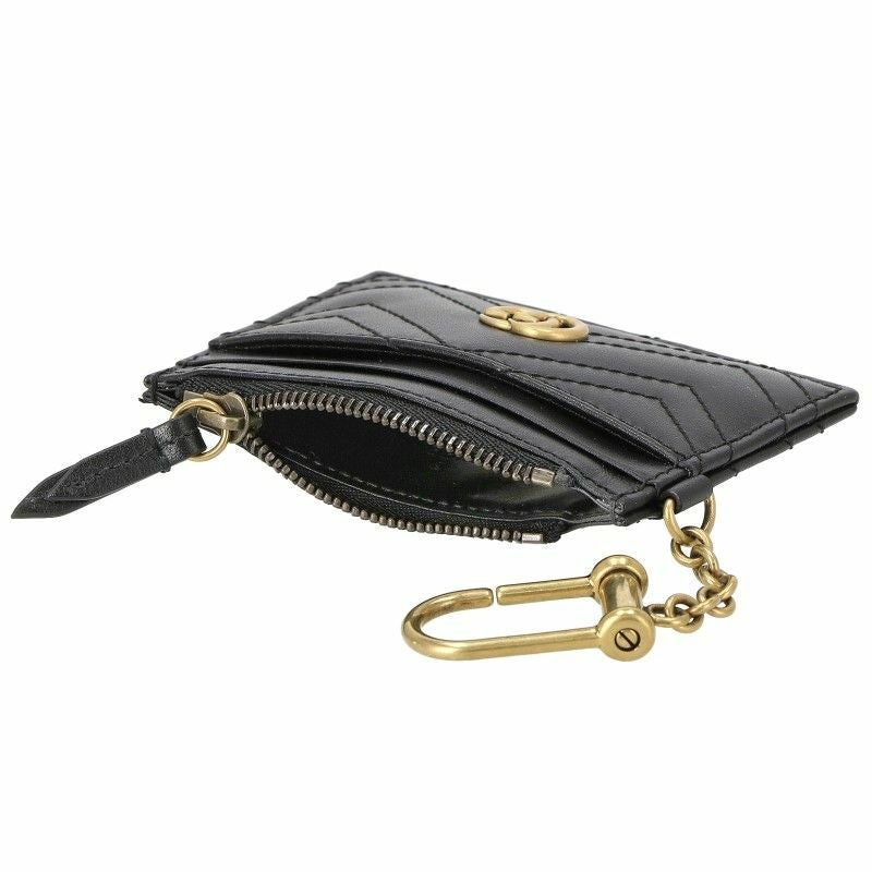 グッチ GUCCI カードケース レディース GGマーモント ブラック 627064