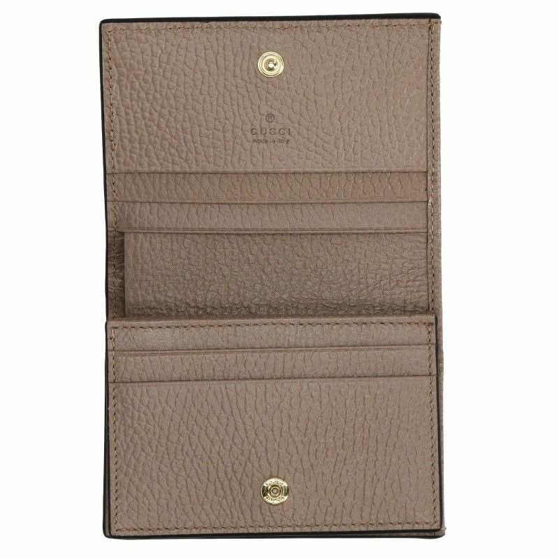 グッチ GUCCI カードケース レディース GGマーモント ベージュ 658610