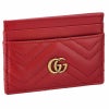 グッチ GUCCI カードケース レディース GGマーモント レッド 443127 DTD1T 6433