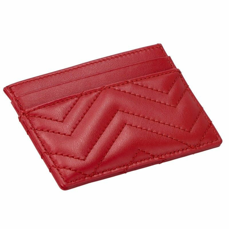 グッチ GUCCI カードケース レディース GGマーモント レッド 443127 DTD1T 6433