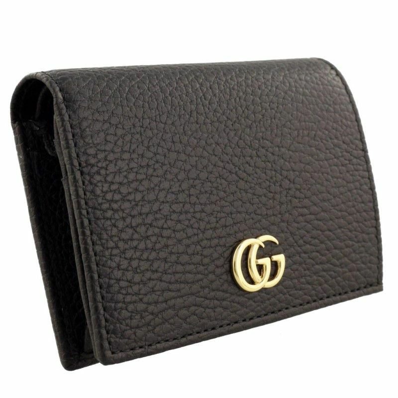 グッチ GUCCI カードケース レディース プチマーモント ブラック
