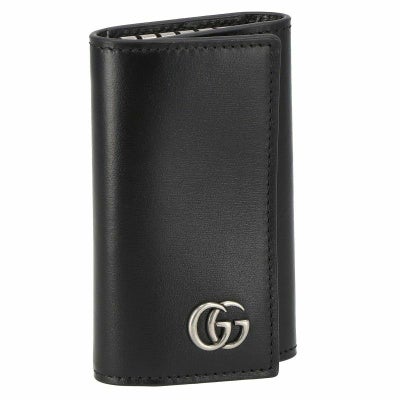 グッチ GUCCI キーケース レディース GGマーモント ブラック 435305 
