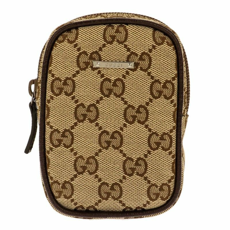 グッチ GUCCI シガレットケース メンズ レディース ベージュ ブラウン