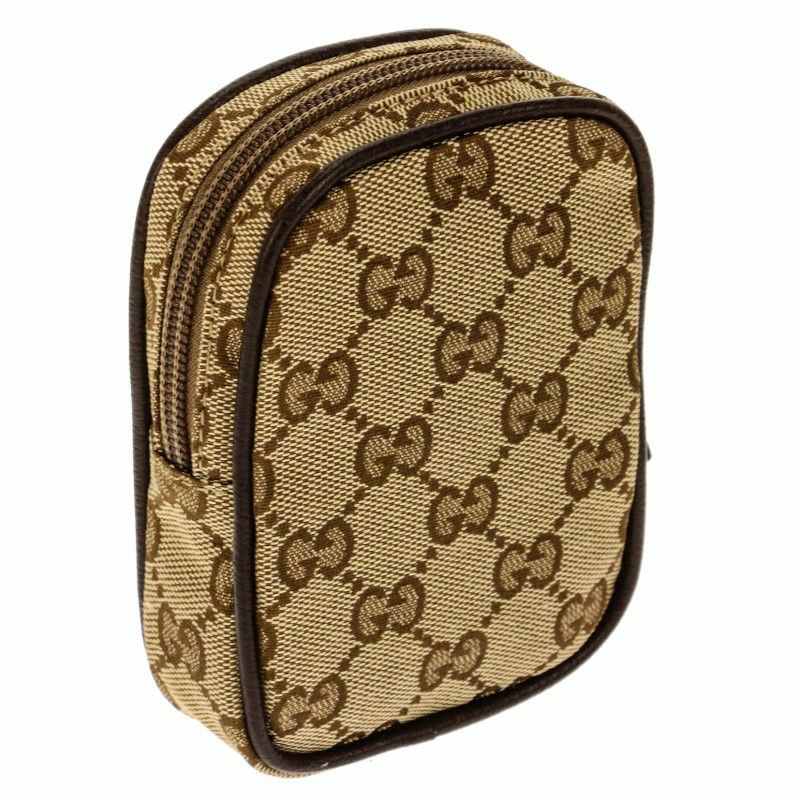 グッチ GUCCI シガレットケース メンズ レディース ベージュ ブラウン