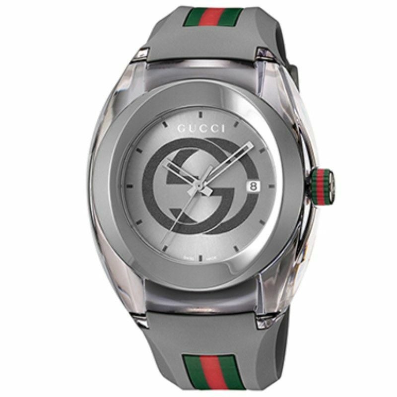 グッチ GUCCI 腕時計 メンズ SYNC グレー YA137109A
