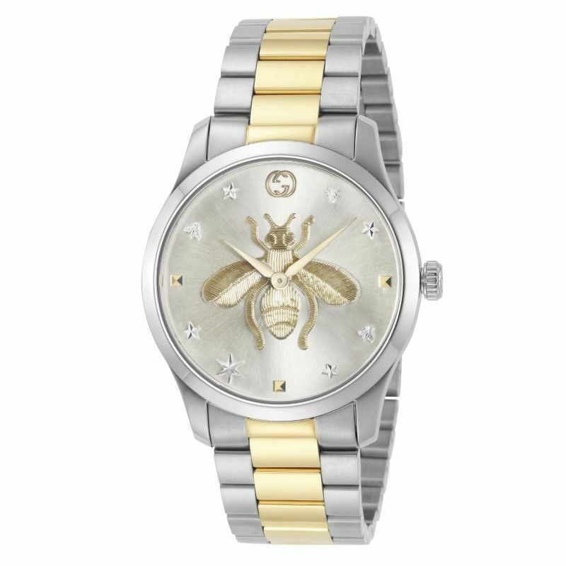 グッチ GUCCI 腕時計 メンズ レディース Gタイムレス シルバー YA1264131