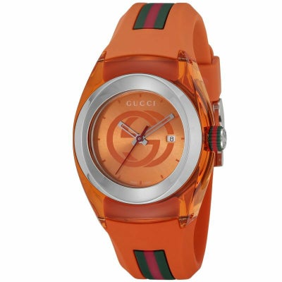 グッチ GUCCI 腕時計 メンズ レディース SYNC オレンジ YA137311 