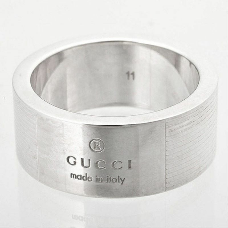 グッチ GUCCI 163179 J8400 8106 シルバー リング 11号 | GINZA