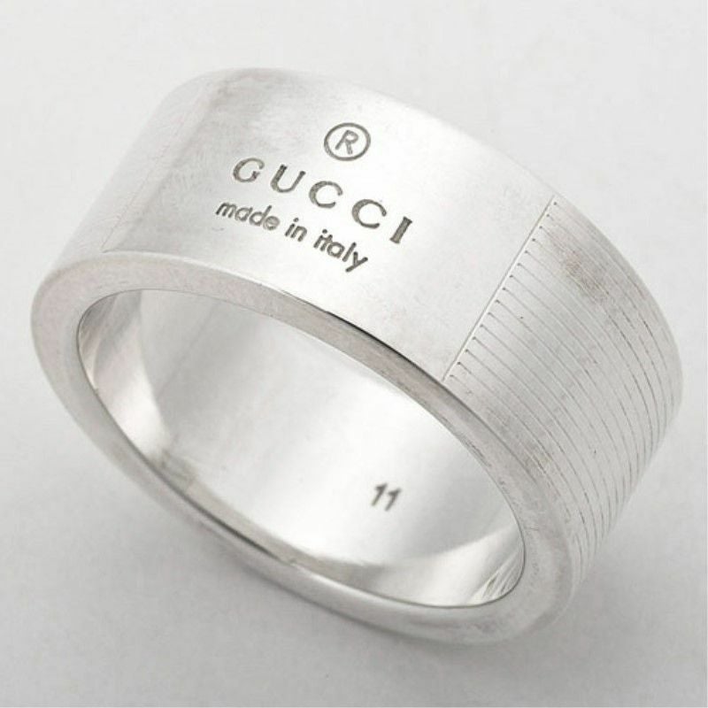 グッチ GUCCI 163179 J8400 8106 シルバー リング 11号 | GINZA