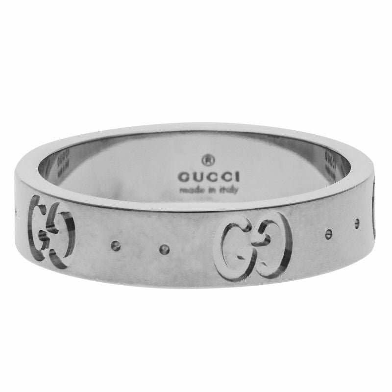 【最終】GUCCI アイコンリング シルバー　７号 グッチ GUCCI リング 7号 レディース GGアイコンスリム 660070 J8502