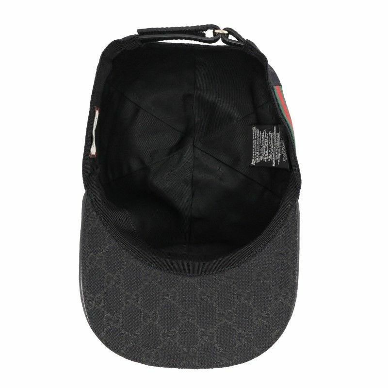 グッチ GUCCI キャップ メンズ ベースボール キャップ ブラック 200035 KQWBG 1060