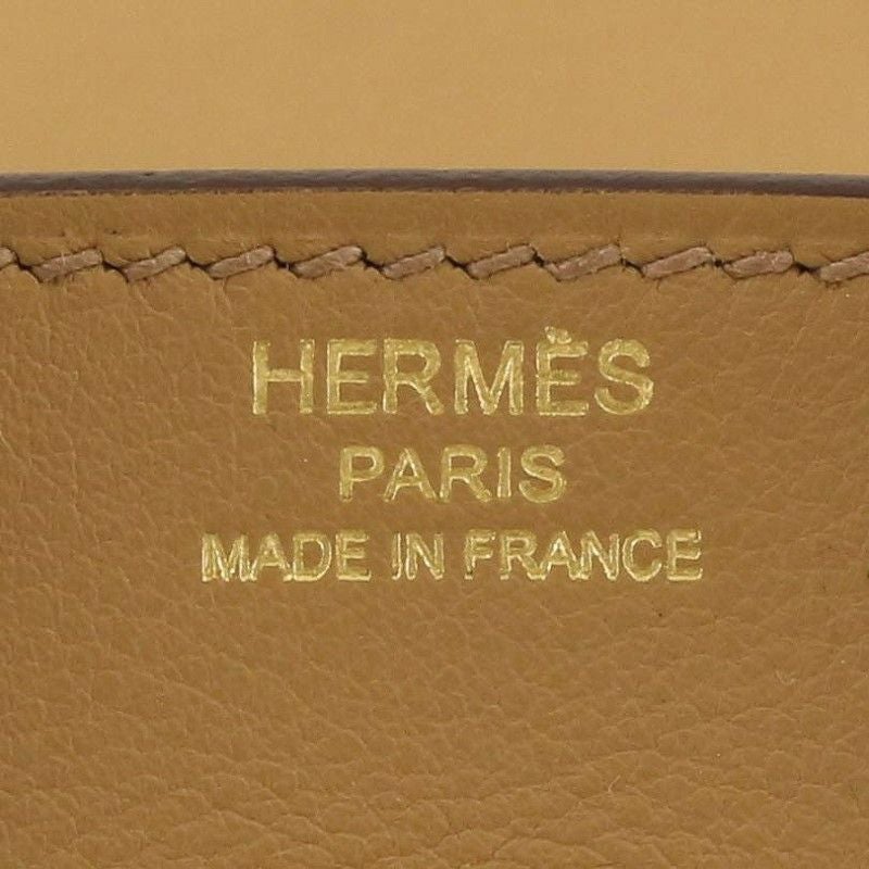 エルメス バーキン25 ビスキュイ ヴォースイフト ゴールド金具 Z刻印