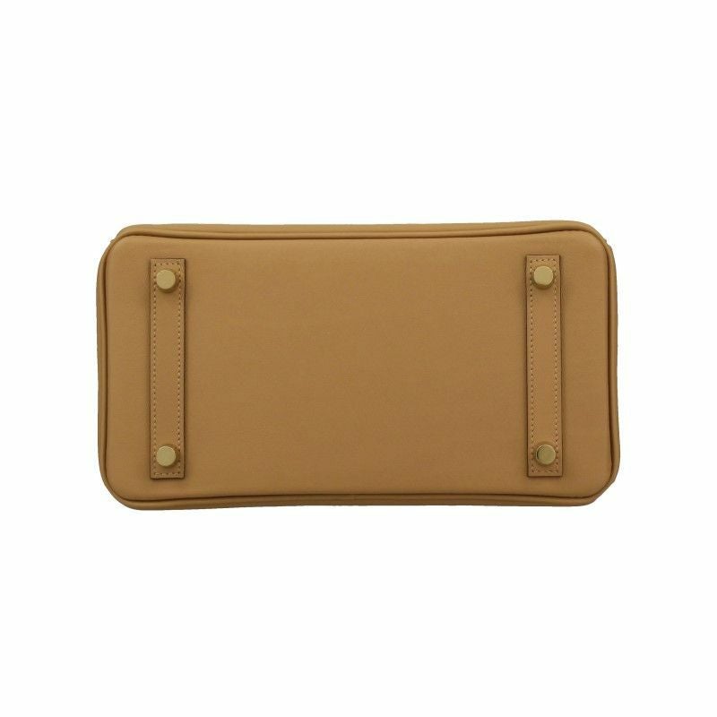 エルメス バーキン25 ビスキュイ ヴォースイフト ゴールド金具 Z刻印