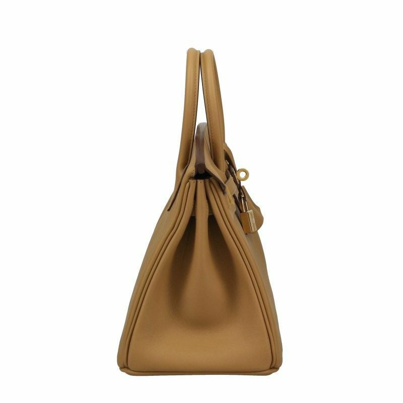 エルメス バーキン25 ビスキュイ ヴォースイフト ゴールド金具 Z刻印