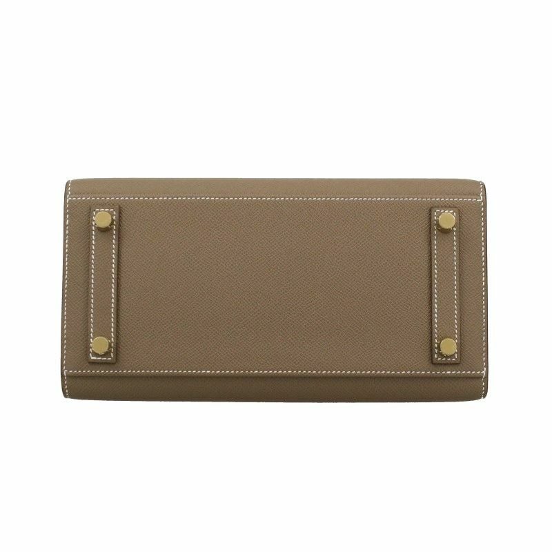エルメス バーキン25 エトゥープ ヴォーエプソン ゴールド金具 U刻印 HERMES Birkin25