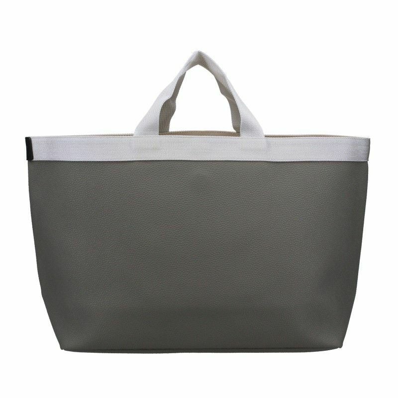 Herve Chapelier エルベシャプリエ コーテッドキャンバススクエアトートL 705GP 03G GRANIT/81 ARGENT