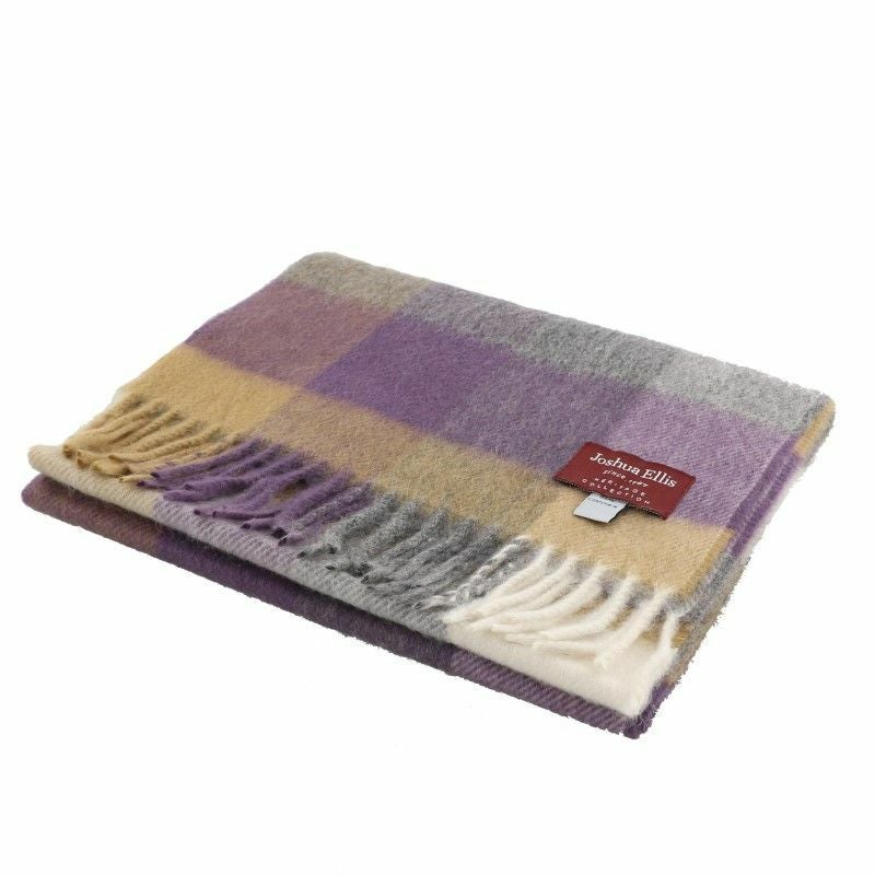 ジョシュアエリス Joshua Ellis マフラー レディース RWC 50959 Block Check Purple