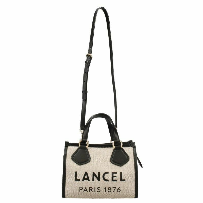 ランセル LANCEL トートバッグ ショルダーバッグ レディース A12006 8A NATURAL/BLACK