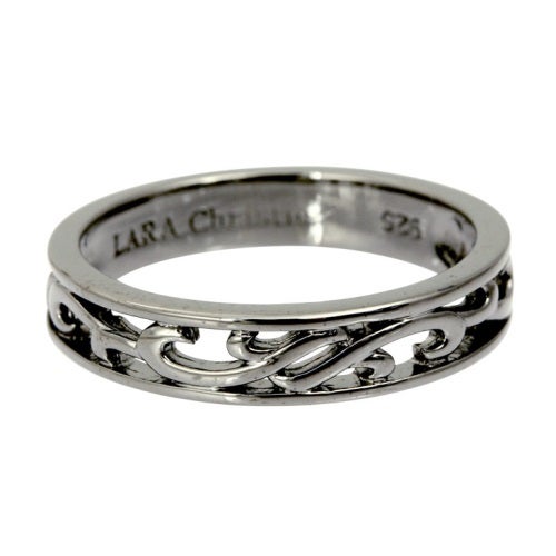 LARA Christie ララクリスティー リング 19号 メンズ R6028-B シルバーアクセサリー BLACK Label