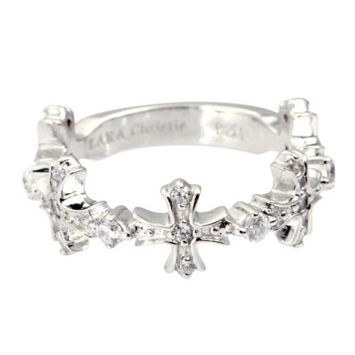 LARA Christie ララクリスティー リング 9号 レディース R5905-W シルバーアクセサリー WHITE Label