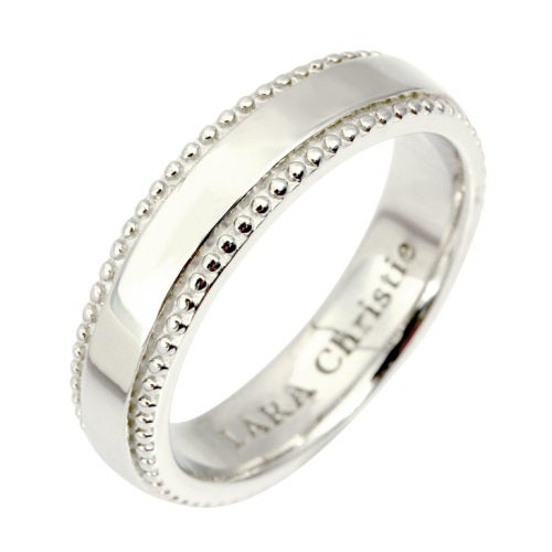 LARA Christie ララクリスティー リング 9号 レディース R6030-W シルバーアクセサリー WHITE Label
