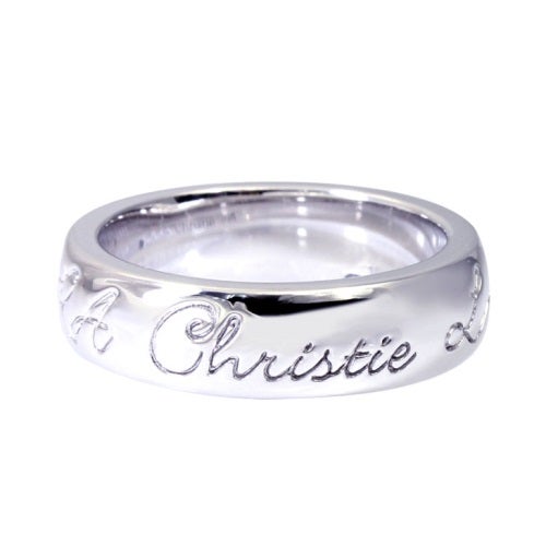 LARA Christie ララクリスティー リング 9号 レディース R7503-W シルバーアクセサリー WHITE Label