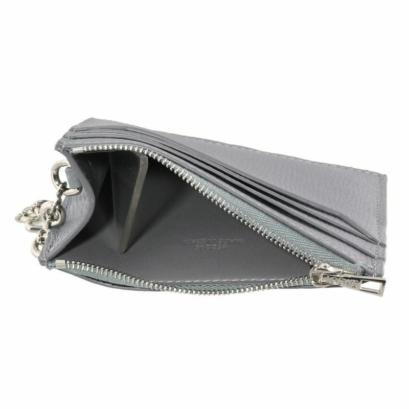 ロエベ LOEWE カードケース レディース アナグラム グレー C821R89X01