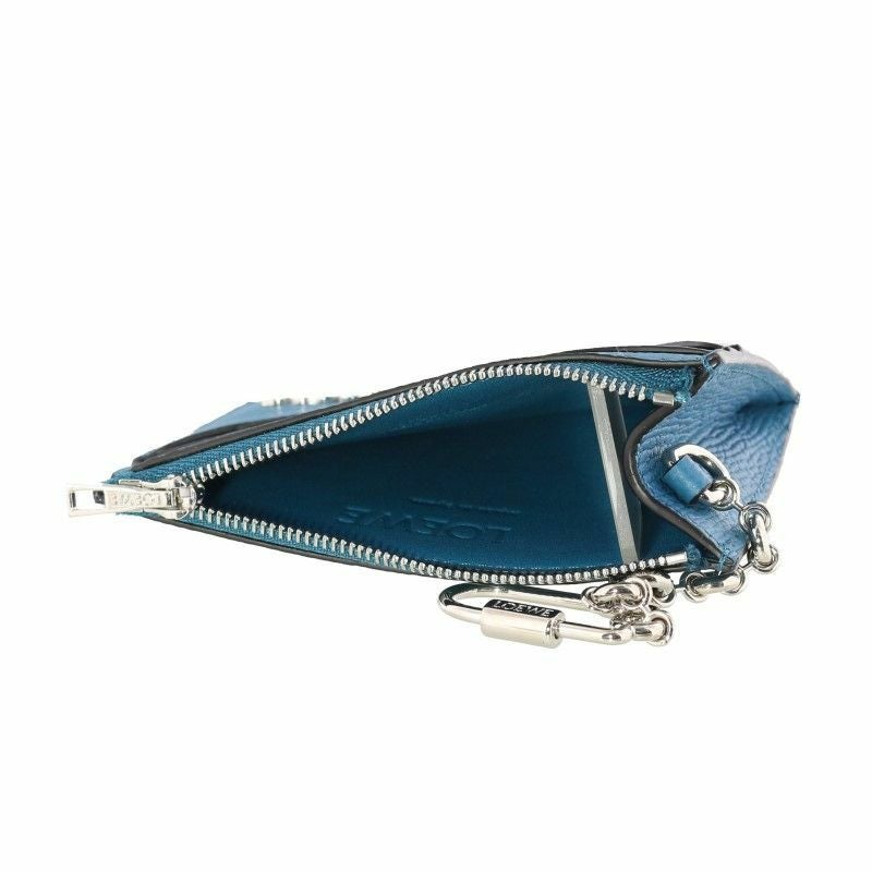ロエベ LOEWE カードケース レディース アナグラム ブルー C821R89X01