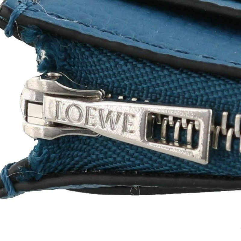 ロエベ LOEWE カードケース レディース アナグラム ブルー C821R89X01