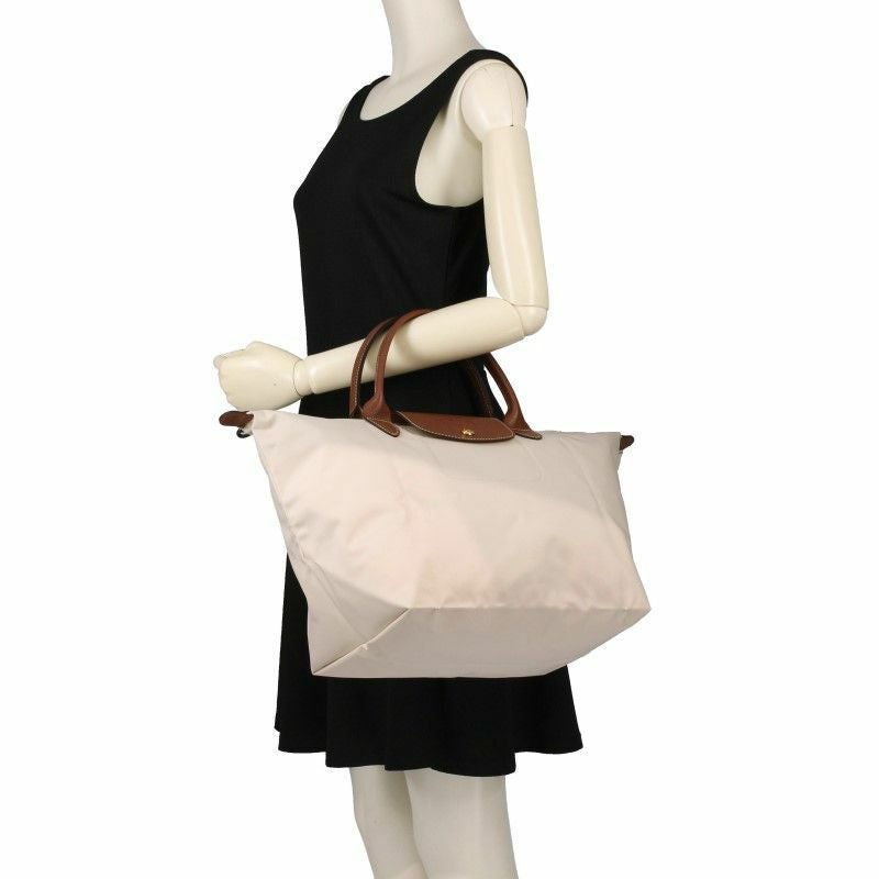 ロンシャン LONGCHAMP ハンドバッグ レディース ル プリアージュ M ホワイト 1623 089 P71 Paper